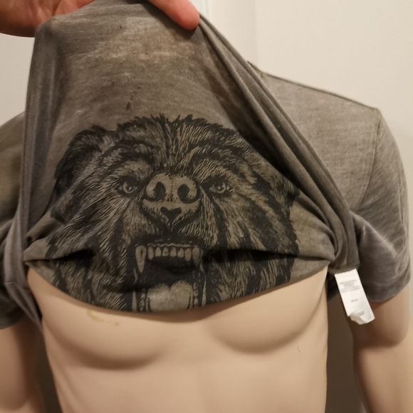 Lucky Brand Venice Burnout "Ask Me About My 🐻" - Picture 3 of 6